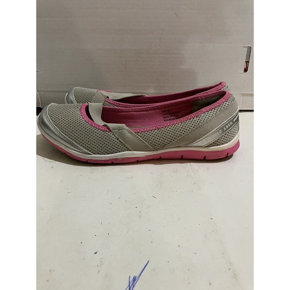 U.S. Polo Assn. Women's size 10 Gray Mesh Memory Foam Mary Jane Flats shoes - Picture 3 of 8